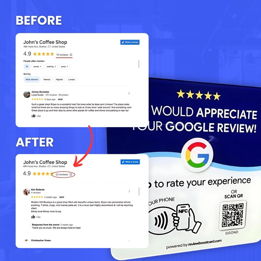 Google Review Plaque