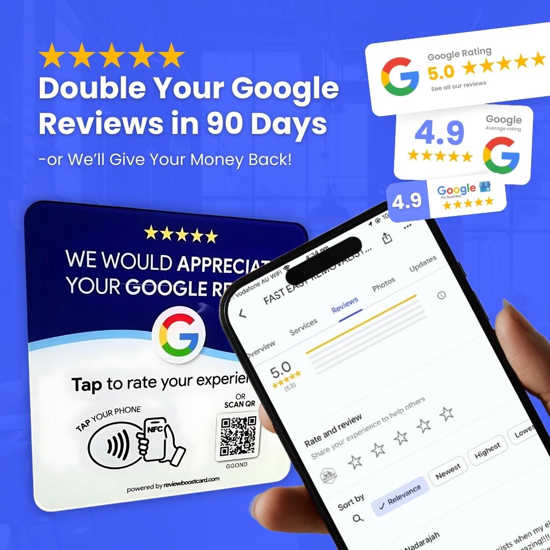 Google Review Plaque