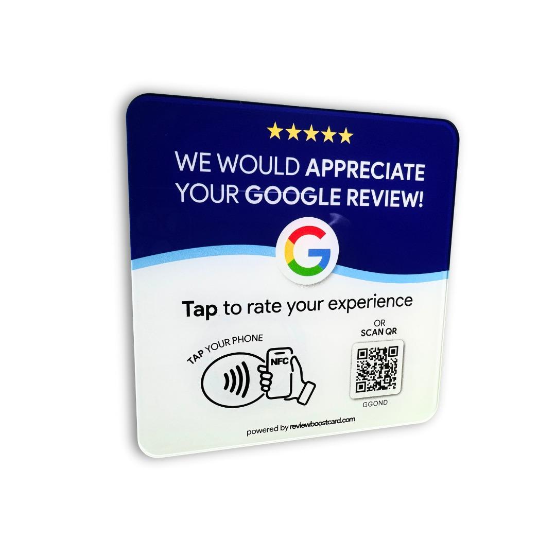 Google Review Plaque